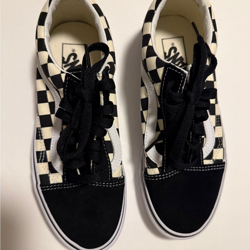 Vans Old Skool Black & White Checkered Sneakers
